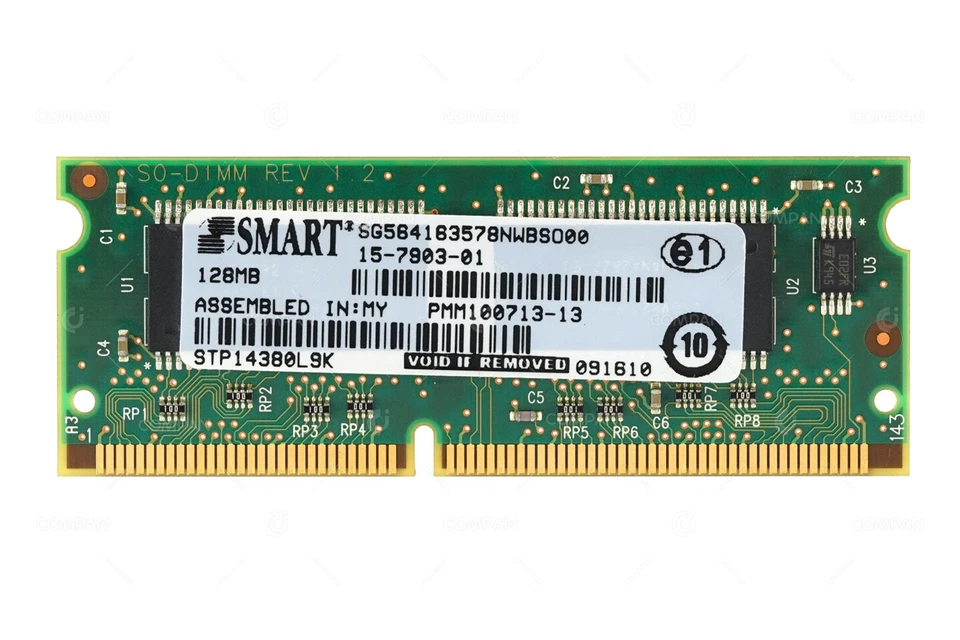 15-7903-01 CISCO DDR 128MB 1RX16 PC-133S 133MHZ CL3 SO-DIMM - Image 2 of 4