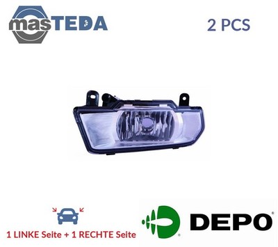 665-2016L-UE NEBELSCHEINWERFER PAAR SET LORO 2PCS FÜR SKODA YETI