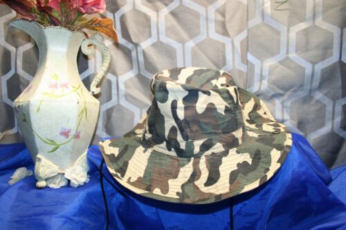 Tactical Boonie Hat Military Bucket Wide Brim Sun Fishing Bush Booney Cap