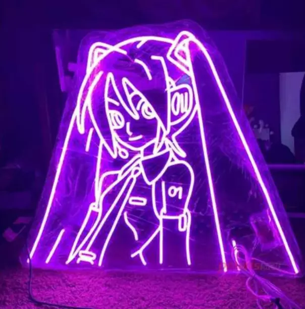 Anime neon wall light deals