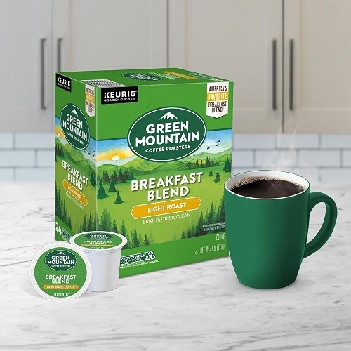 Green Mountain Coffee Roasters Brew Over Ice Classic Black K-Cups – 96 Count Box