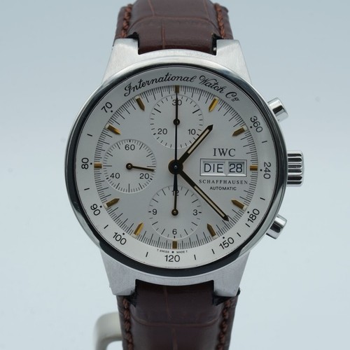 IWC MARK GST CHRONO AUTOMATIK HERREN UHR 39MM IWC3707078 STAHL TOP ZUSTAND 2