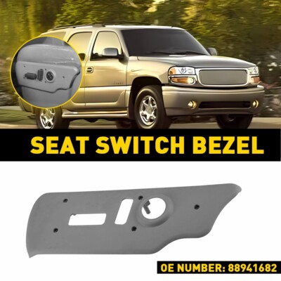Power Seat Switch Bezel Trim Panel Gray Left Driver Side Fit For Chevy ...