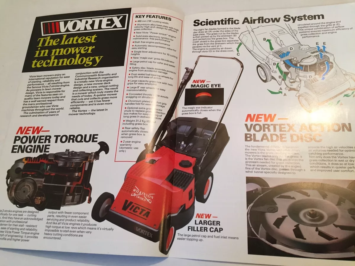 Victa vortex lawn mower hot sale