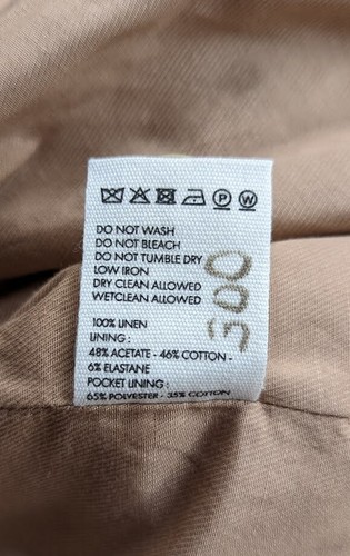 Jaquemus "Le Splash" women's blazer 44FR/16UK 100% Linen Oversized RRP £699 - Picture 15 of 16