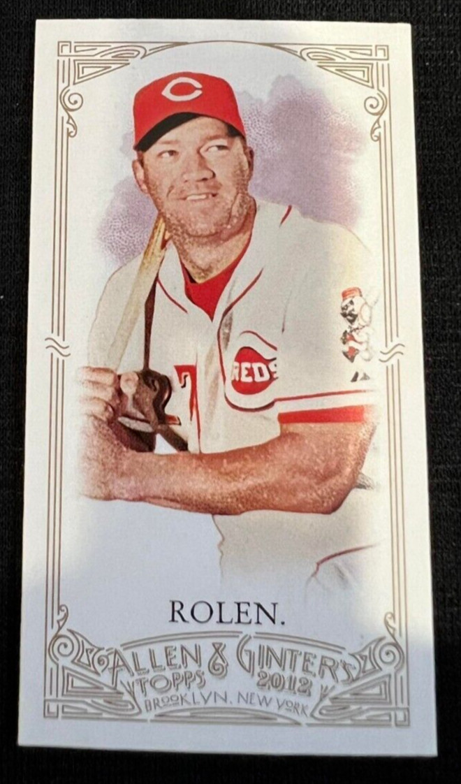 SCOTT ROLEN Cincinnati Reds 2012 Topps Allen & Ginter's A&G Back Mini #236 HOF