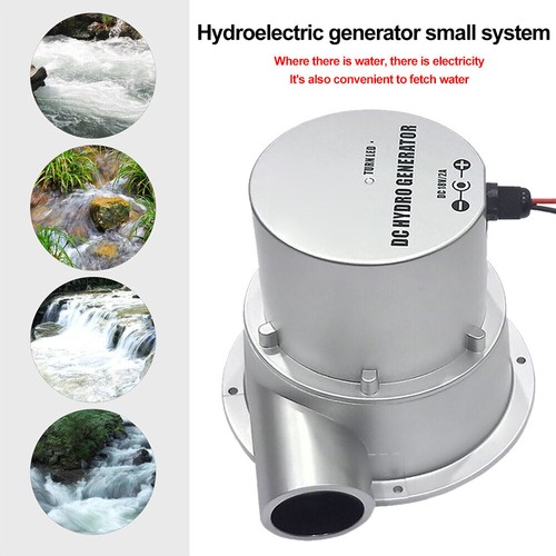 Wasserkraft Generator 100W Mini Wasserrad Wasserturbine Hydro Energieerzeuger - Picture 10 of 15
