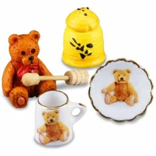 Dollhouse Miniature Kitchen Honey Bear Reutter Porcelain 1:12 B140 DollysGallery