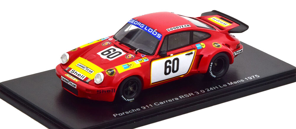 ミニカー spark porsche carrera 4 rs lightweight Spark S9804 Porsche 911 Carrera RSR 3.0 #60 'Gelo' Le Mans