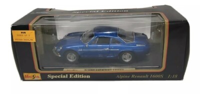 Maisto Special Edition 1971 Alpine Renault 1600S Blue 1:18