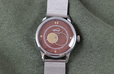 Vintage Raketa Copernicus (Kopernik) 1990s gray. Men's wrist watch. Automatic  
