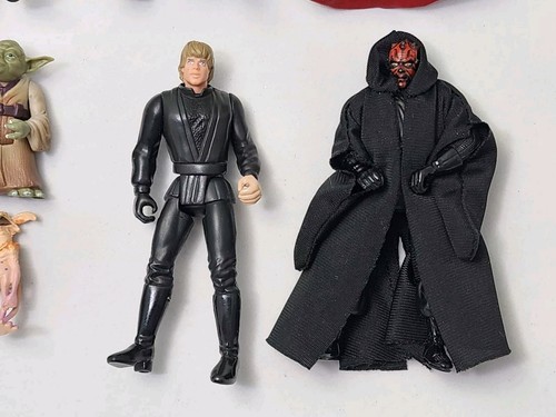 Vtg Star Wars Action Figure Lot 1996 Kenner Luke Yoda Stormtrooper Queen Amidala - Picture 5 of 7