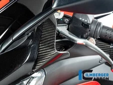 LEFT SIDE WIND DEFLECTOR MATT CARBON ILMBERGER FOR APRILIA RSV4 2021-2024