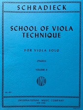 Schradieck: School of Viola Technique, Volume 2 IMC  1102 