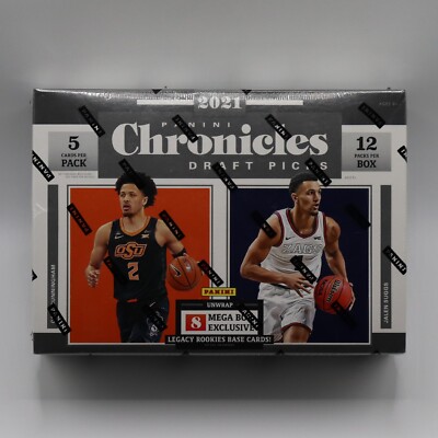 Factory Sealed 2021 Panini Chronicles Draft Picks Basketball Mega Box w/8 Legacy