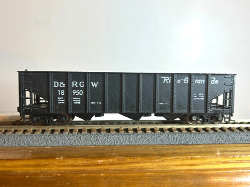 MDC/METAL #????  D& RGW R.S. Coche tolva de 3 bahías #18950 con Kadees H.O. 1:87 | Zustand: Used