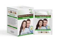 Biogreen Roots Shampoo Dark Brown 10 pouches- Hair color Shampoo with herbals
