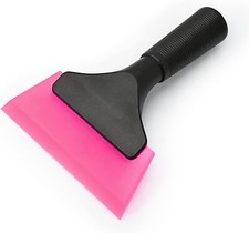 5 Inch Rubber Squeegee Window Tint Windshield Squeegee for Car Window Pink