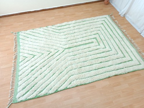 Moroccan handmade rug Beni Ourain rug Berber wool rug Moroccan decor rug CustomR - Picture 5 of 16