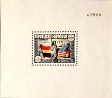 Edifil 766 HB MNH Centrado de lujo España 1938 CL Aniv Constitucion EE.UU Hojita