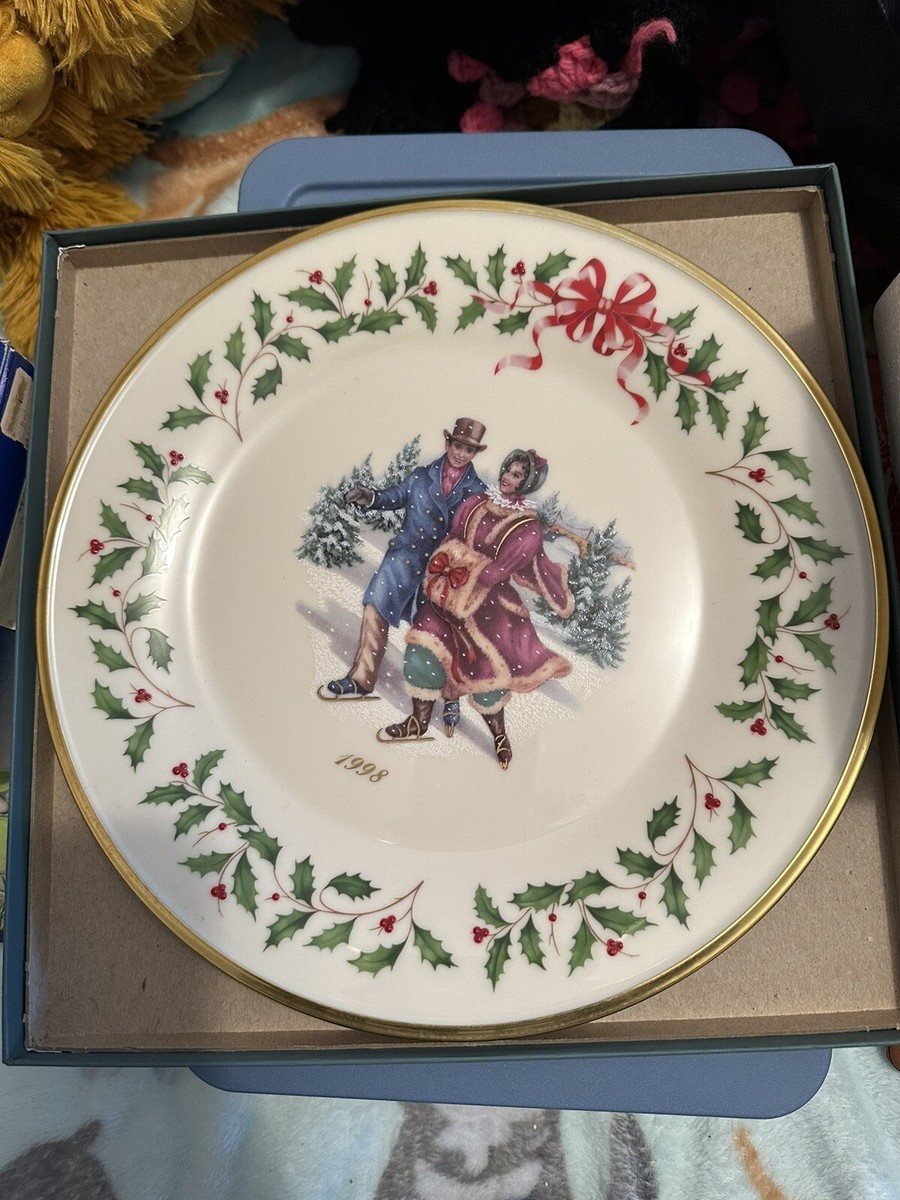 VTG 1998 USA CHRISTMAS PLATE IN ORIGINAL BOX- 8th In Series | eBay