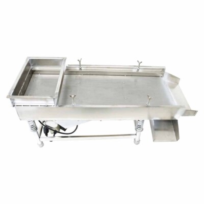 One Layer 110V Small Stainless Steel Electric Linear Vibrating Screen 1mm Screen | eBay One Layer 110V Small Stainless Steel Electric Linear Vibrating Screen 1mm Screen | eBay