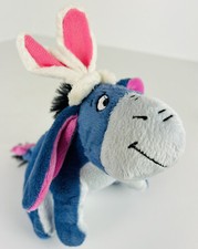 Disney Dan Dee EEYORE  Pink Blue Easter Bunny Plush Stuffed Toy Winnie the Pooh