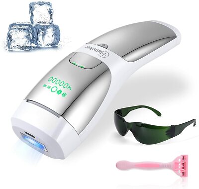 Hatteker IPL Haarentfernungsgerät Saphir Gefrierpunkt für Damen & Herren zu Hause