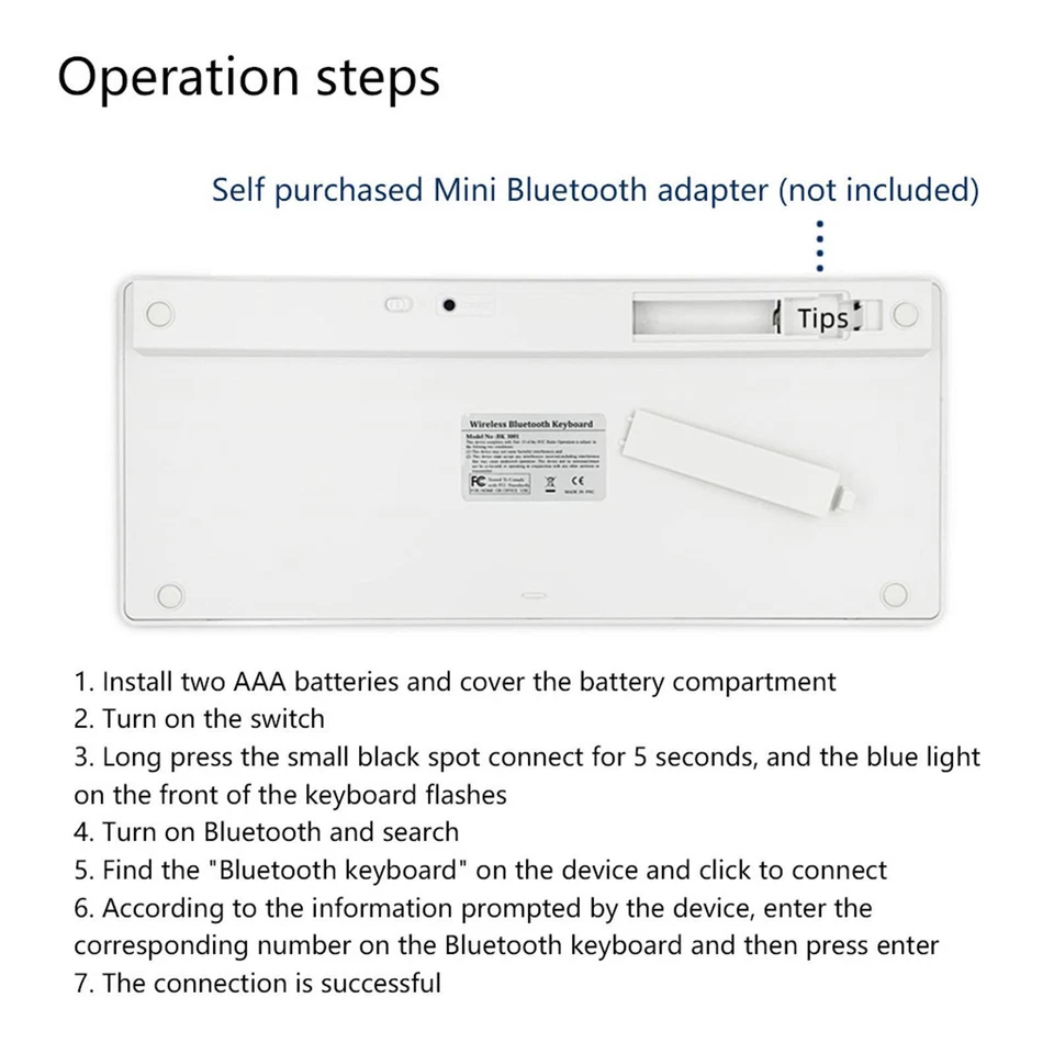 Portable Slim Korean 7 Keyboard - Image 4 of 4