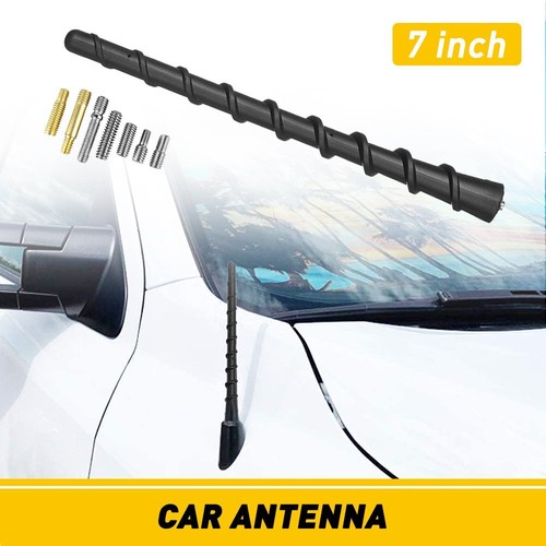 7" Short Rubber Spiral Antenna Mast Radio AM/FM for HYUNDAI SANTA FE 2004-20 EAW - Picture 9 of 12