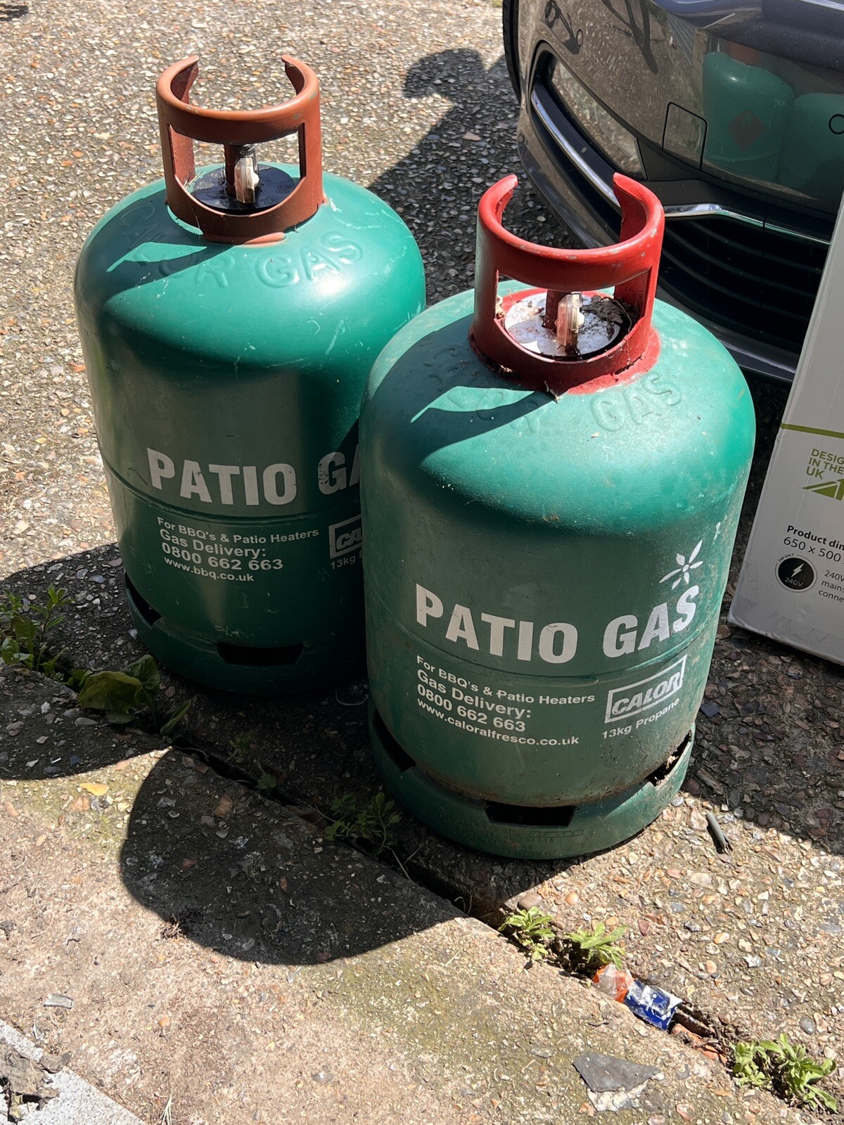 Empty Calor 13KG Patio Gas Bottle eBay
