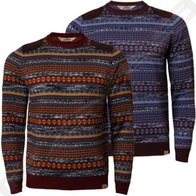 Mens Jumper Tokyo Laundry IA 2695 Aztec Pullover Sweater Knitwear