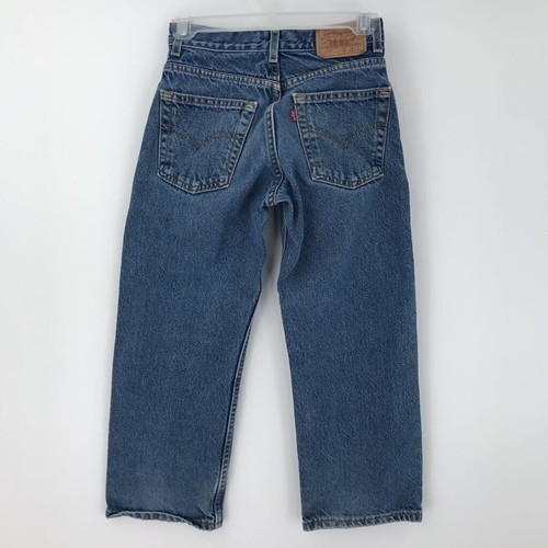 Vintage Levis 565 Wide Leg Jeans Blue 