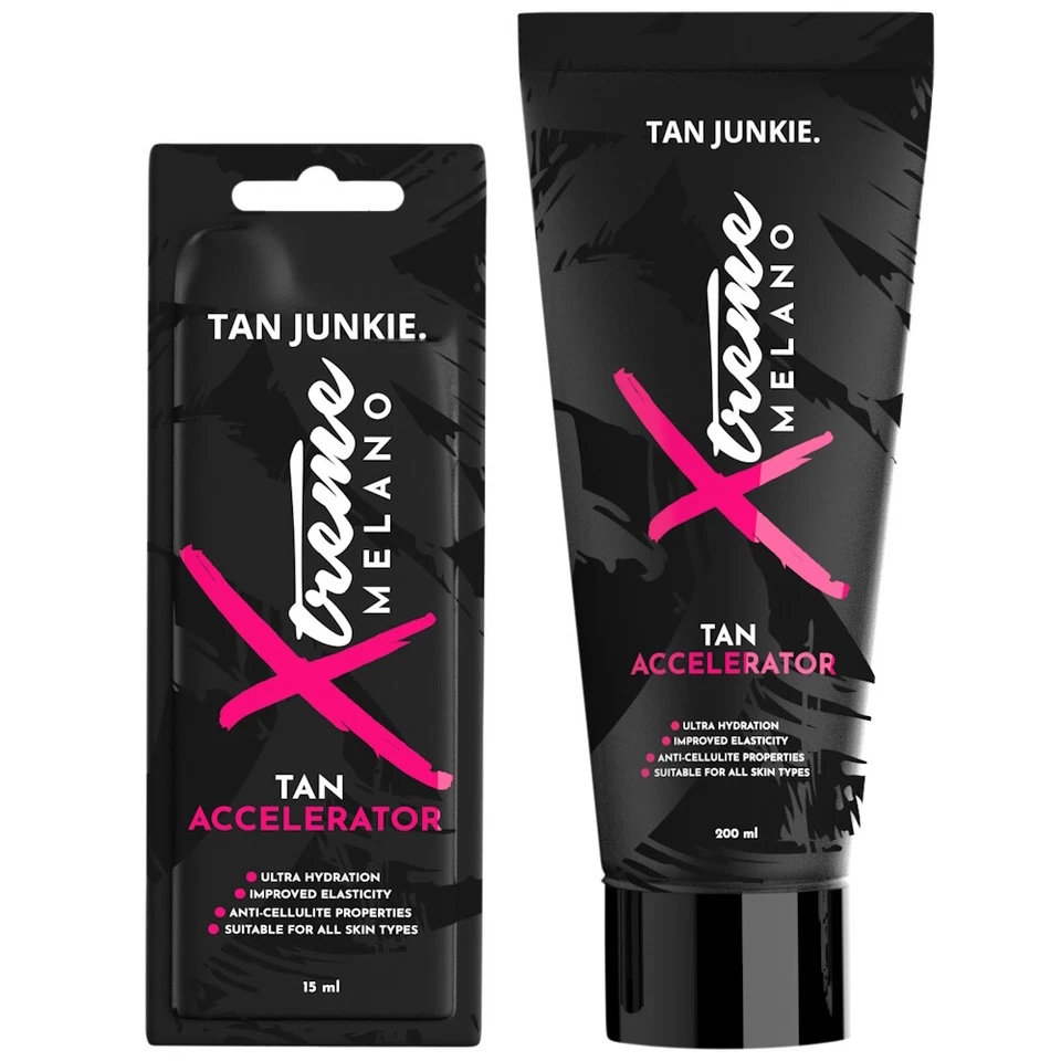 Tan Junkie Xtreme Melano Tan Accelerator sunbed tanning lotion cream