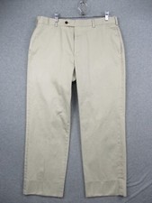 Vintage Brooks Brothers Madison Pants 36x30 Khaki Tan 100% Cotton