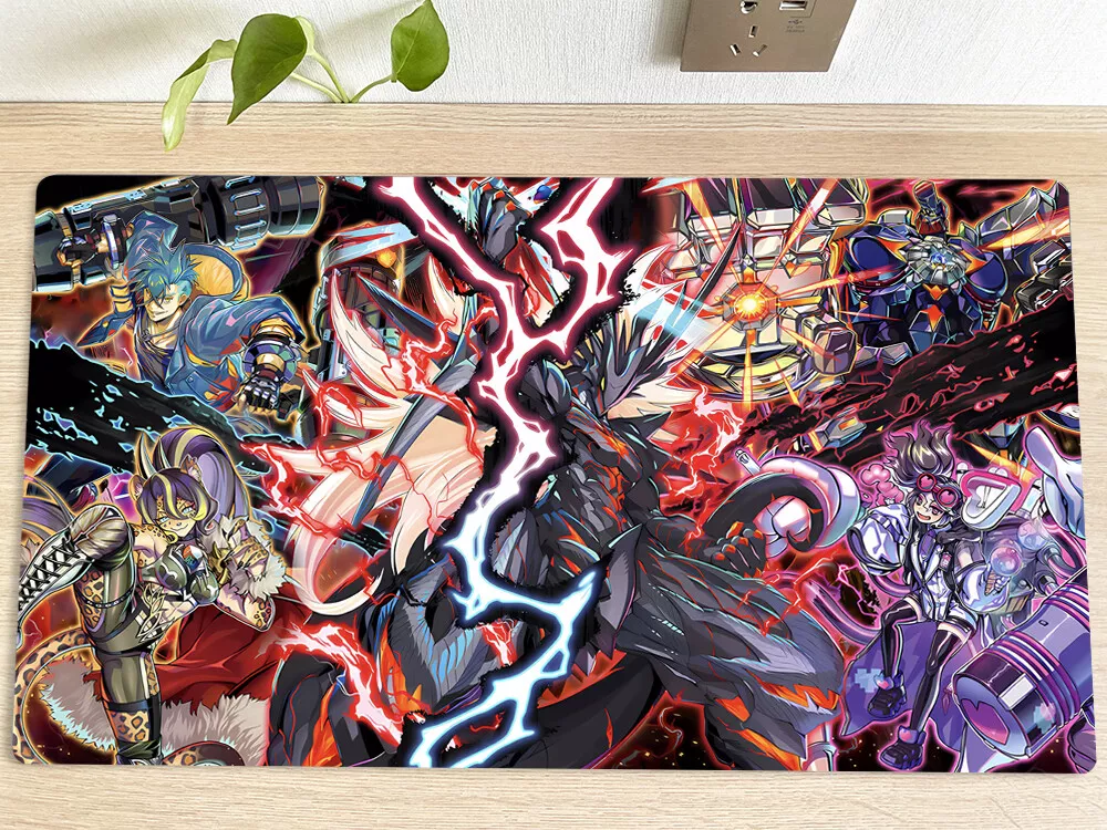 YuGiOh Vanquish Soul Playmat TCG CCG Playing Pad Trading Card Game Mat Mousepad