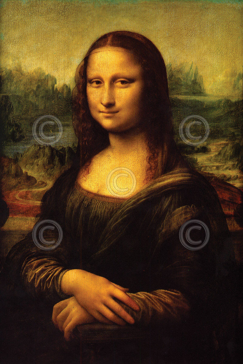 Mona Lisa by Leonardo Da Vinci Art Print Monna Museum Poster 11x14