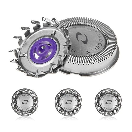 N° 3 Testine Rasoio Philips compatibile con HQ3 HQ4 HQ55 HS HP altri di ricambio - Immagine 2 di 4