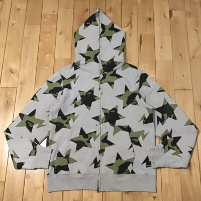 Bathing Ape スウェット　スター　グレー　L A BATHING APE® Liquid Camo BAPE STA Crewneck Sweat | Bape