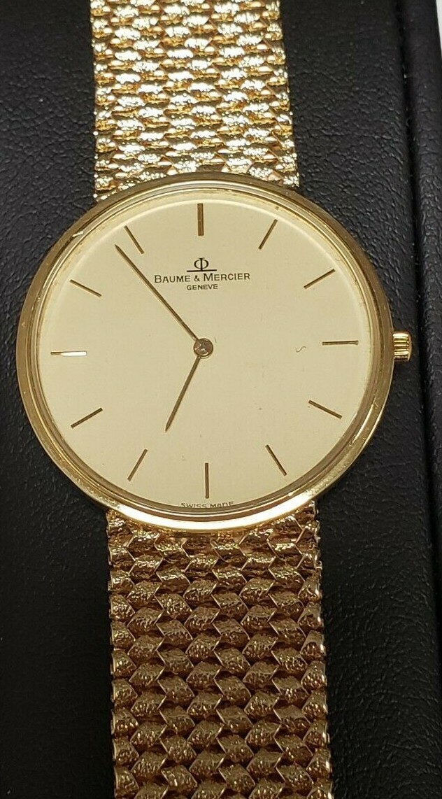 Baume & Mercier Geneve 18k Quartz wristwatch . 46.4 GRAMS | eBay Baume & Mercier Geneve 18k Quartz wristwatch . 46.4 GRAMS | eBay