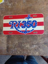 Rhode Island Novelty Plate 350 years as a State Plate