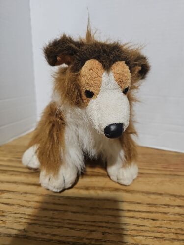 Ganz Webkinz Collie Plush 9" Dog Puppy Brown Toy Stuffed Animal HM149 - Picture 2 of 9