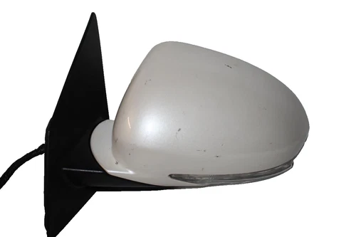 2008-2012 Buick Enclave Driver Left Side Power Door Mirror Pearl White