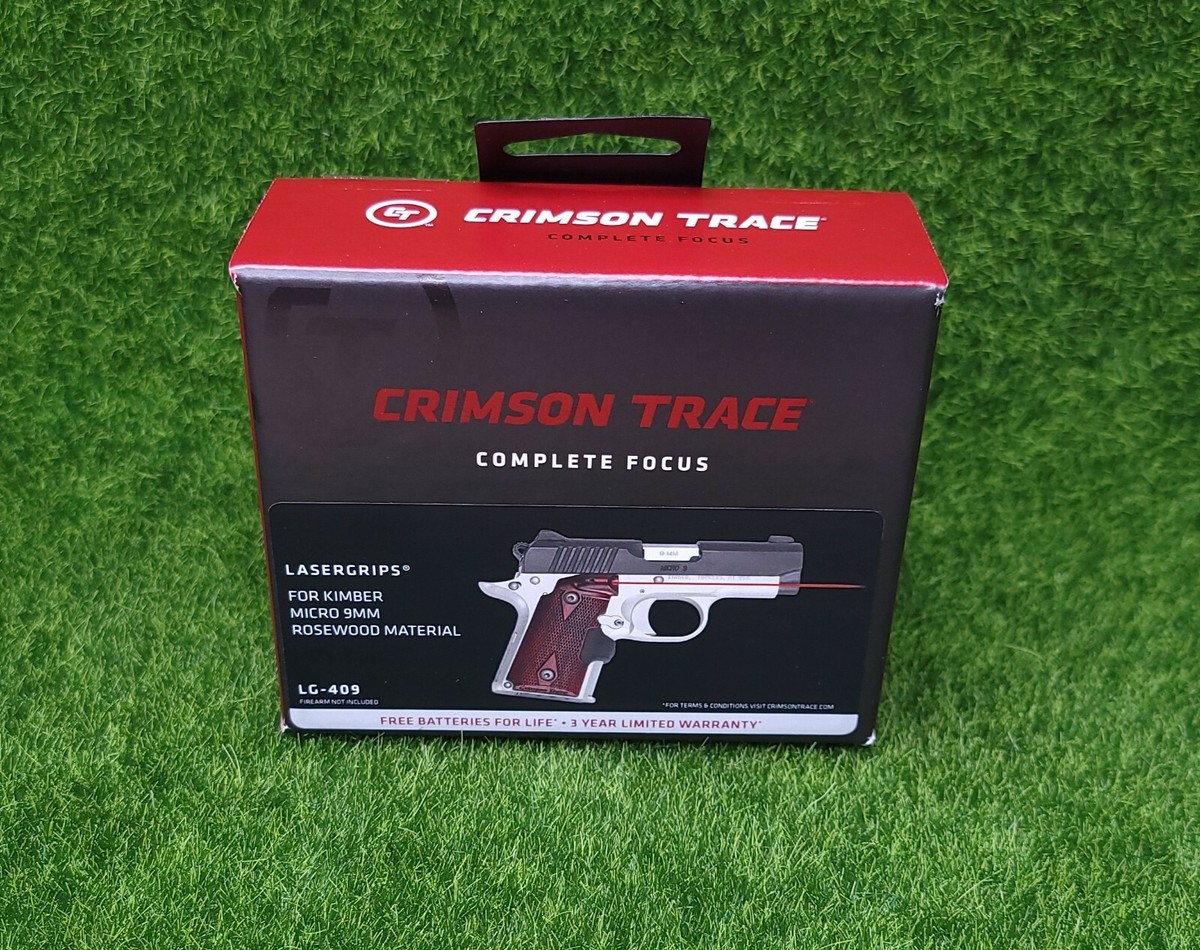 KING CRIMSON 10枚セット 帯・ライナー完備 Crimson Trace Rosewood Red Lasergrips 9mm Kimber Micro 9 - LG-409