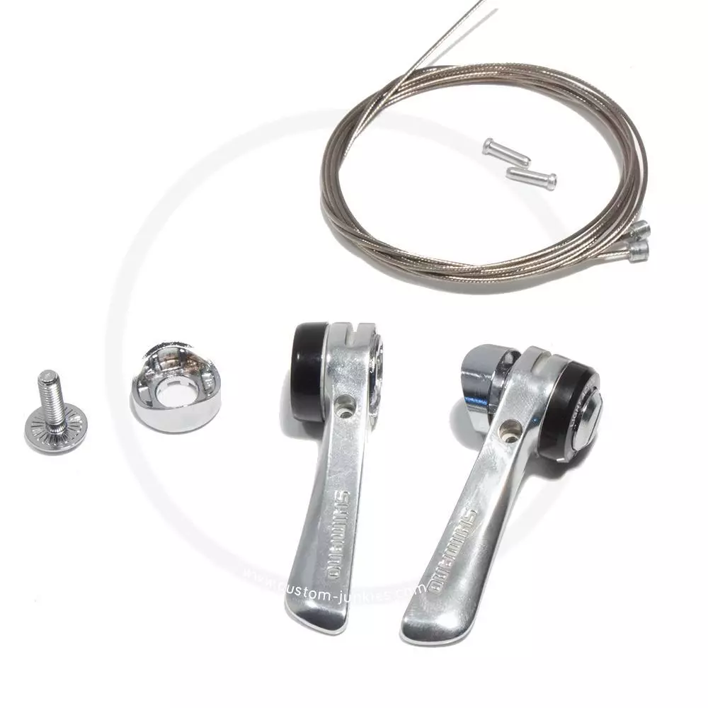 Thumb Shift Lever Shimano SL R400 Classic Road Bike Downtube Shifters 8 speed