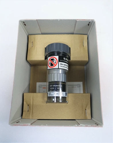 MITUTOYO 02ALA410 QV-OBJECTIVE 2.5X 2.5X/0.14 ∞/0 f=100 OBJECTIVE LENS *UNUSED*