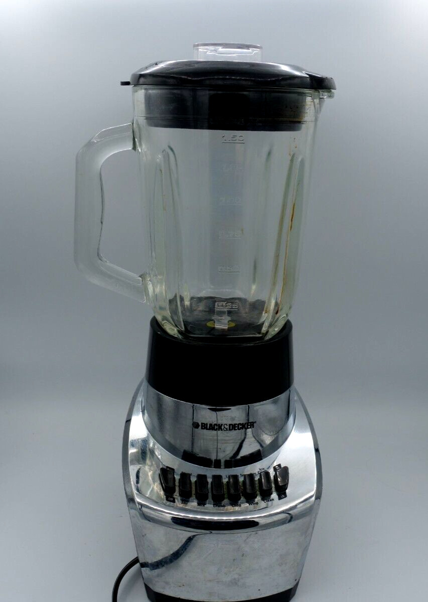 Black & Decker Blender Model: BL 1111 Black Gray Working 6 S
