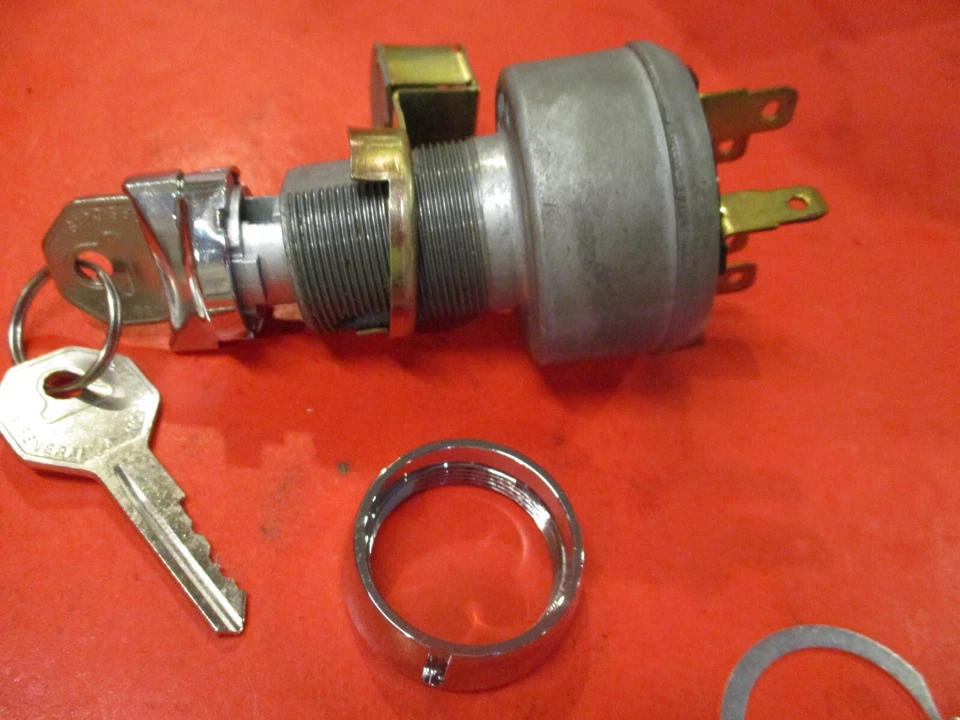 CHEVROLET C/K-10-20-30-GMC 1961-66/ IMPALA 61-63 Ignition SWITCH KEY-BEZEL= - Image 4 of 4