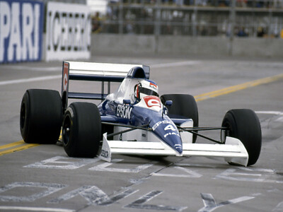 Cars 1990 tyrrell 019 formula one f 1 race Desk Mat Stitched