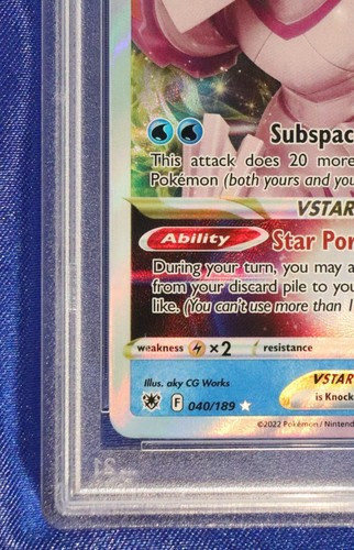 Origin Forme Palkia VSTAR 040 PSA 10 GEM Mint Astral Radiance Pokemon 2022 - Picture 6 of 11